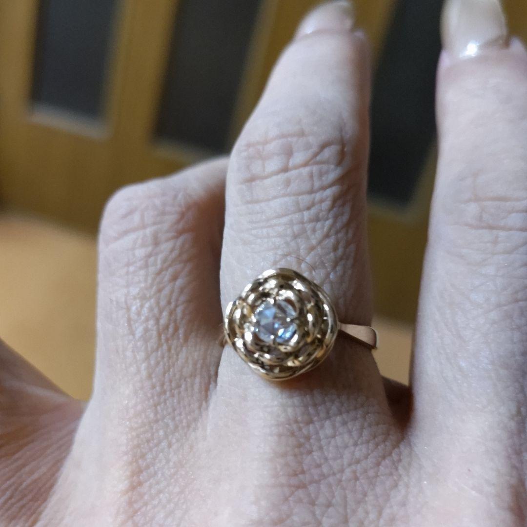 Lamp 御徒町さま❀K18PG薔薇モチーフローズカットダイアリング Lamp 御徒町さま❀K18PG薔薇モチーフローズカットダイアリング