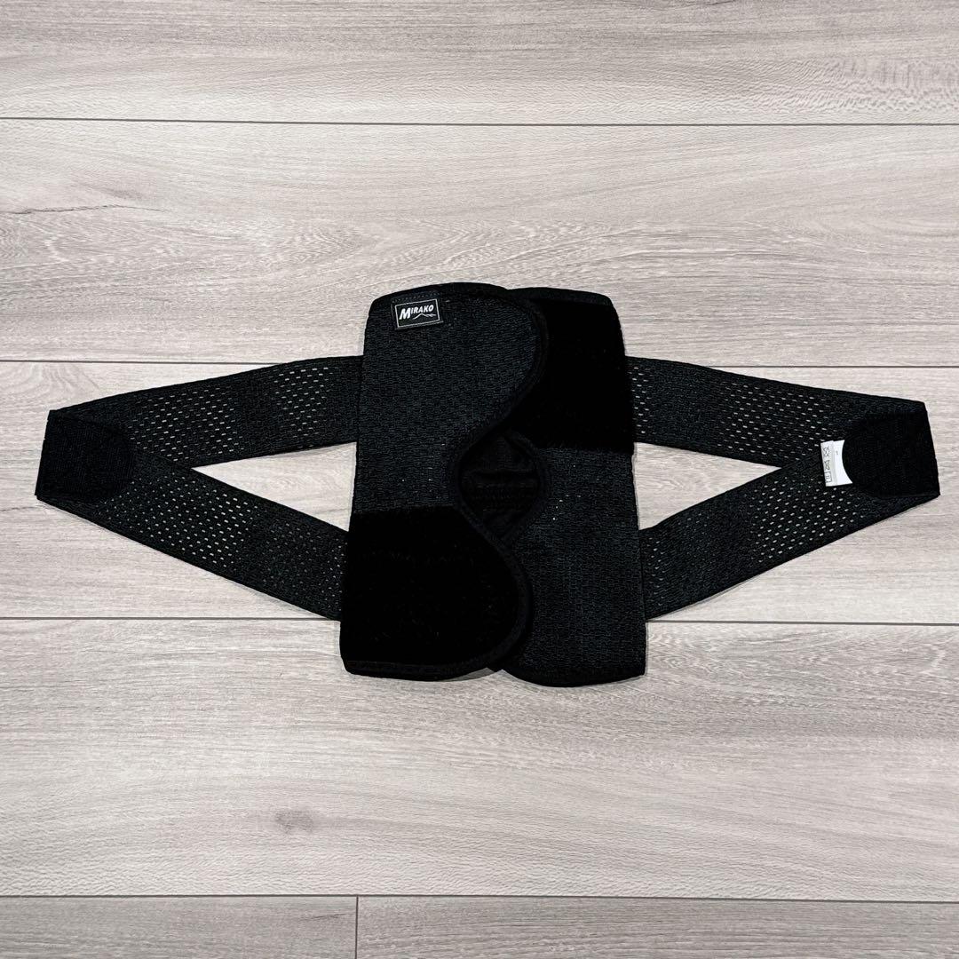 〆膝サポーター 1枚入り V字型ベルト ひざ固定 半月板サポーター 薄手 高通 〆膝サポーター 1枚入り V字型ベルト ひざ固定 半月板サポーター 薄手 高通