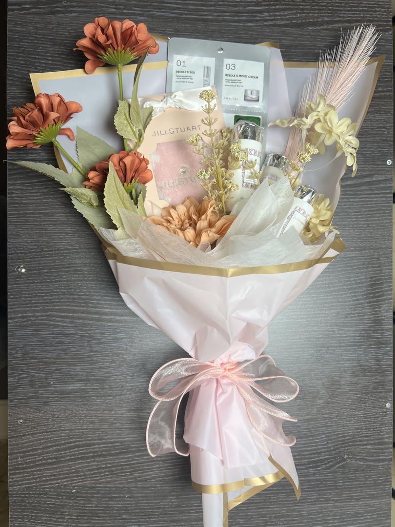 JILL STUART ブーケ韓国風ラッピング誕生日プレゼント結婚式コスメブーケ