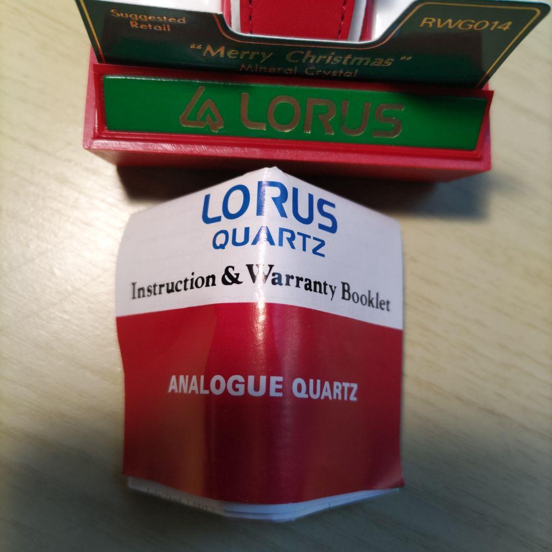 36*SEIKOの海外ブランド　LORUS クリスマス　ミッキー　昭和レトロ