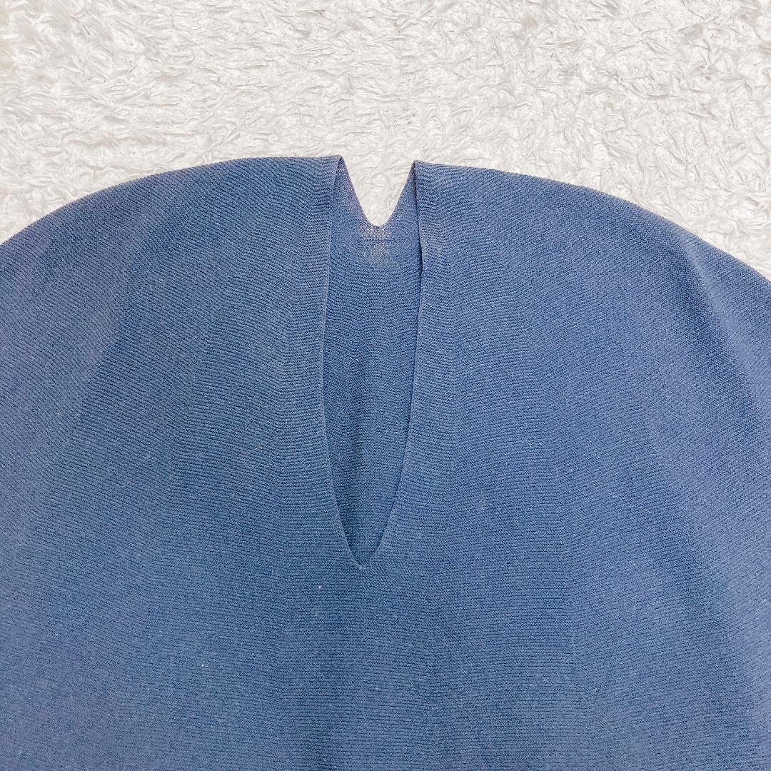 《 レディース 》 ネイビー 半袖 カットソー トップス サイズ40 Ｌ 無地