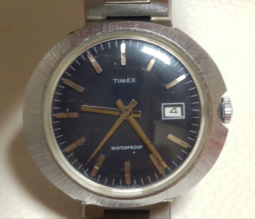 【稼動品】TIMEX　メンズ腕時計　自動巻き　シルバーカラー