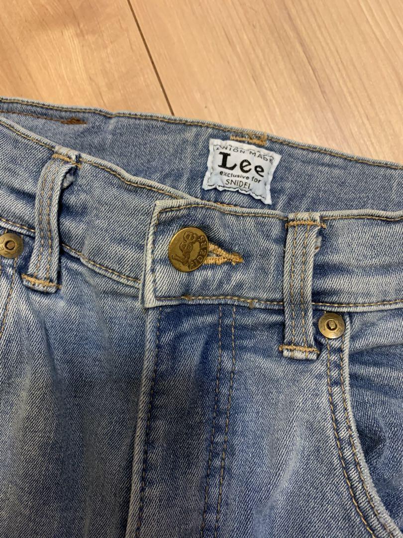 snidel × Lee ダメージデニム試着のみお値下げ中