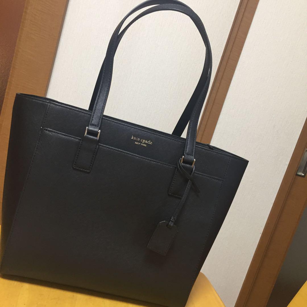 Auth Mint Kate Spade Black Tote Bag Ebay Auth Mint Kate Spade Black Tote Bag Ebay