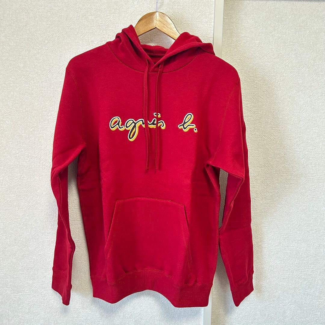【新品未使用】agnis b. ロゴパーカー　アニエスベーMサイズ　タグあり