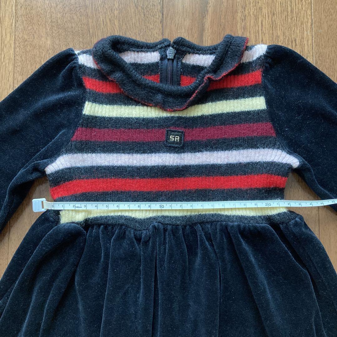 子供服 ワンピース SONIA RYKIEL ソニアリキエル 黒 100cm