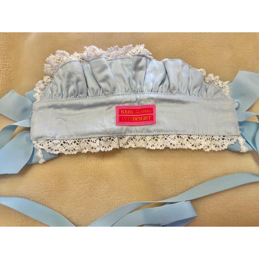 Creamy Ribbon ヘッドドレス サックス - メルカリ