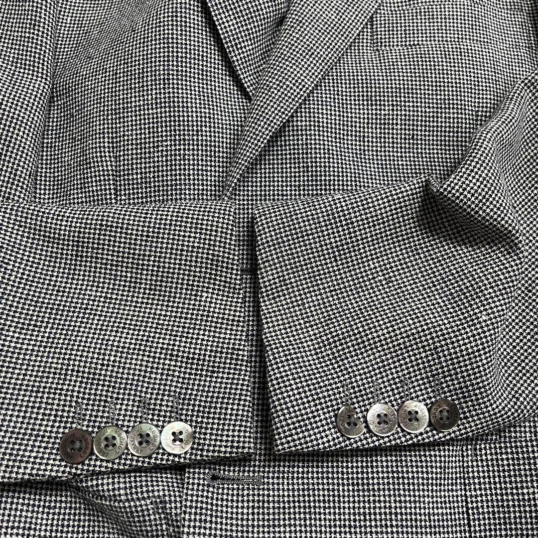 Aquascutum アクアスキュータム 千鳥格子 麻混 ジャケット