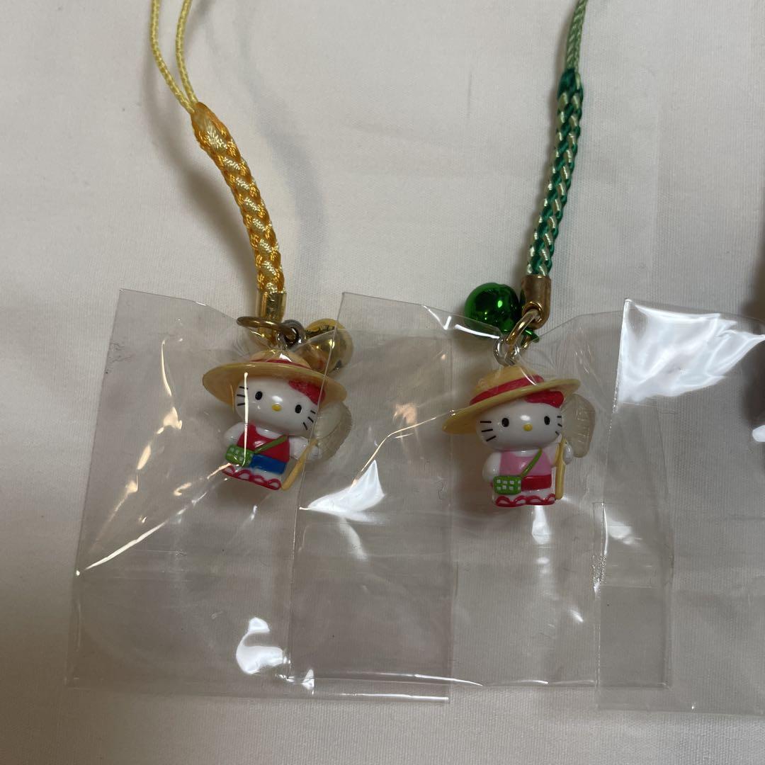 ご当地キティ　ハローキティ　根付け ストラップ　５個セット☆　山陰限定☆ 新品◇ハローキティ ご当地キティ 根付けストラップ 夏期限定 5