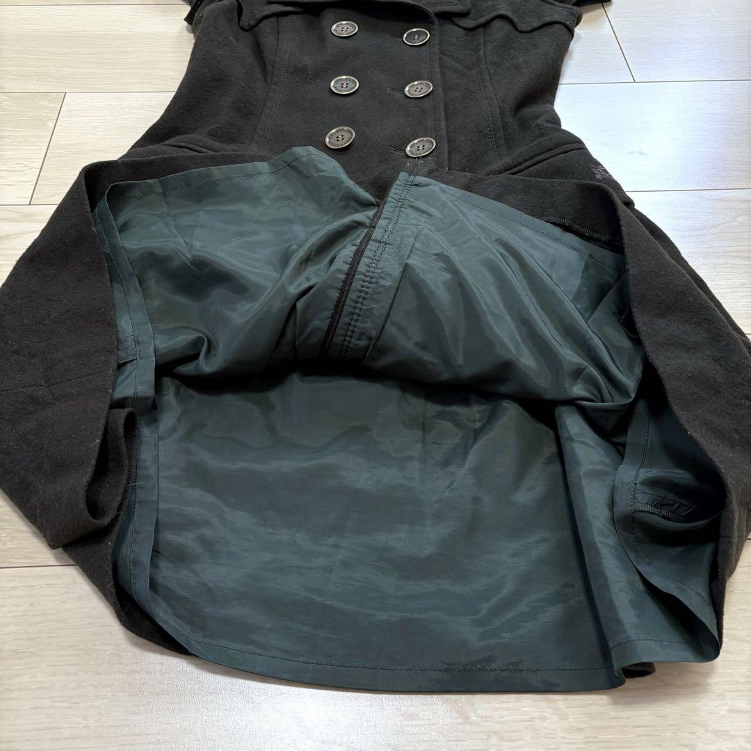 大人気✨美品 バーバリーブルーレーベル フレンチスリーブワンピース カーキ 36
