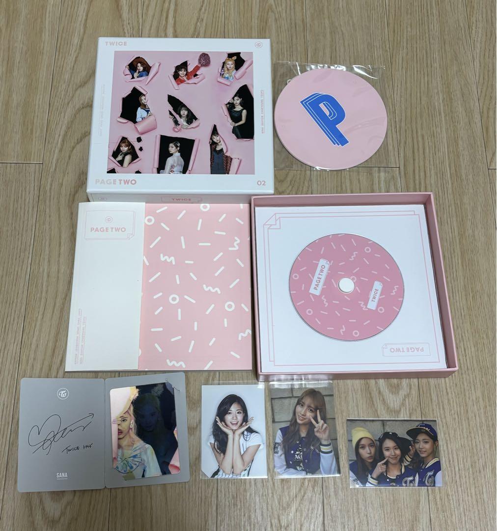 TWICE アルバム CD DVD セットまとめ売り トレカ ステッカー 4枚