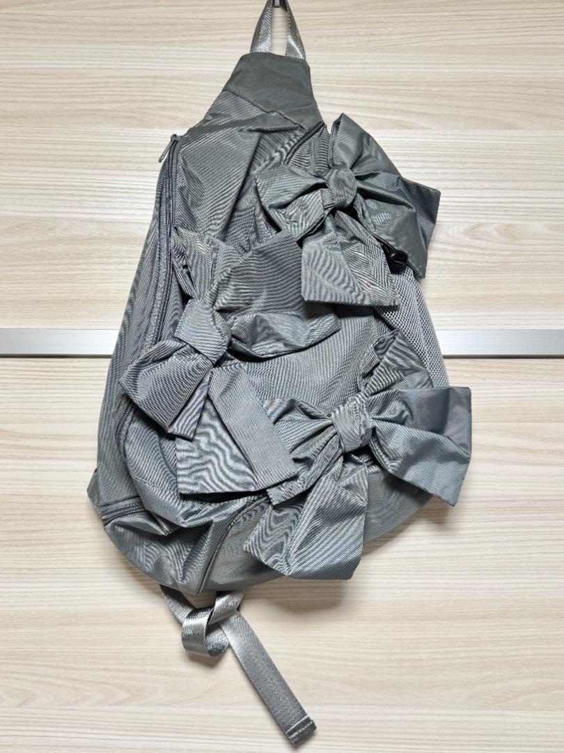 新品 merry jenny ribbonワンショルダーバッグ グレー