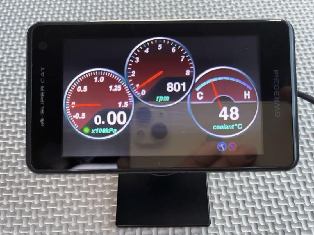 値下げしました。OBDⅡアダプタ セットユピテル レーダー GWR303SD