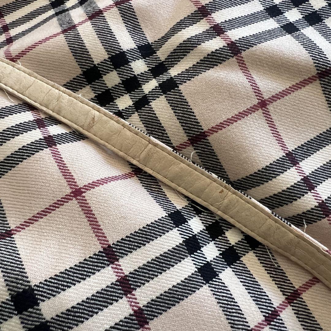 【BURBERRY】チェック柄 ひざ丈スカート※ベルト付き