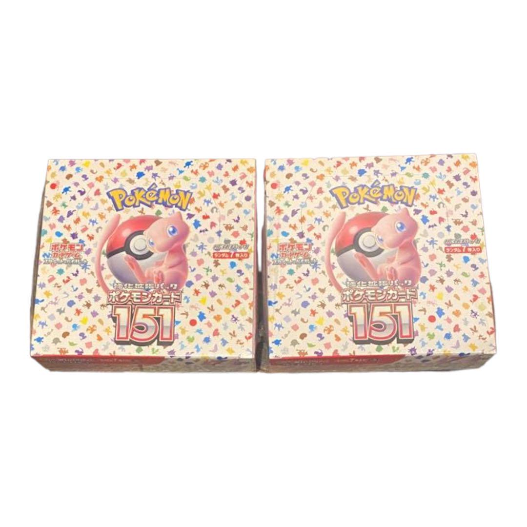 激安正規品 即日発送 2box ポケモン カード 151 シュリンク付き