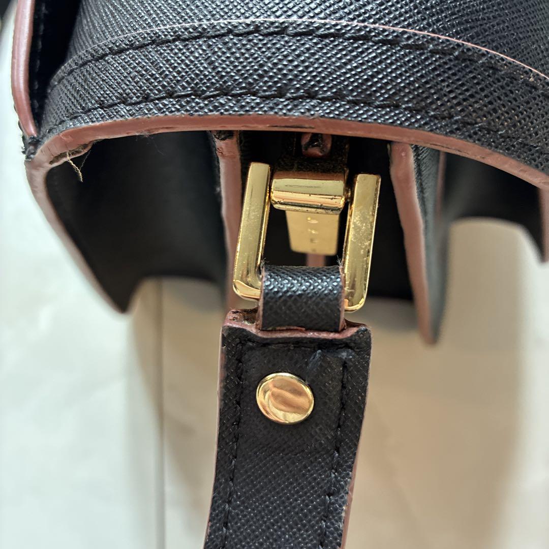 MARNI マルニ黒 バッグ トランクバック ミディアム サフィアーノ