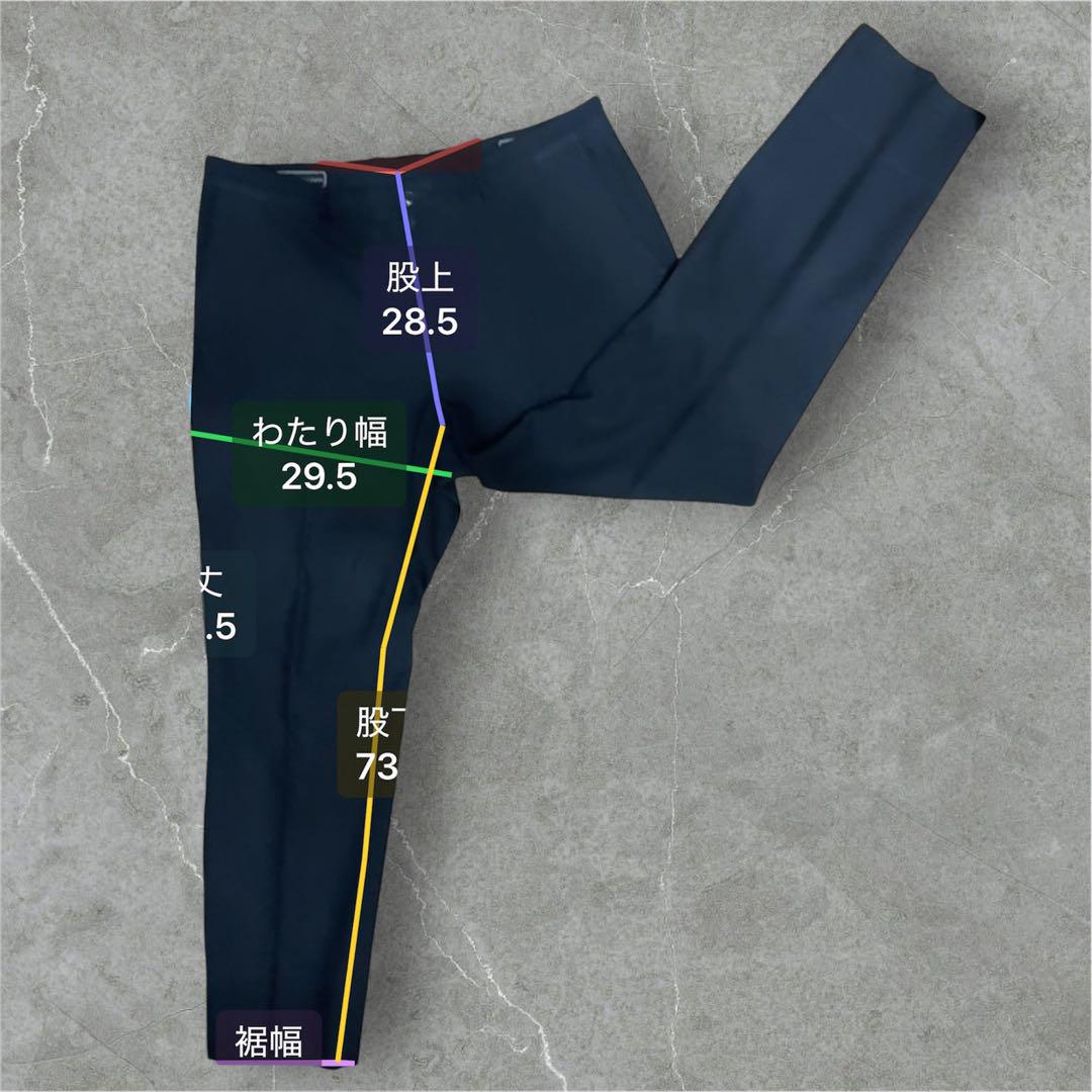 スリーピーススーツ ネイビー XL相当 大きいサイズ