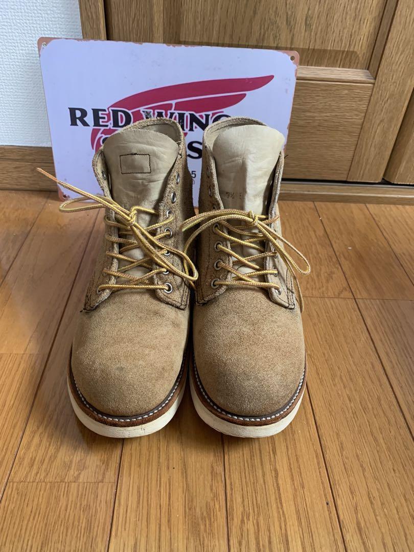 レッドウィング　REDWING スウェード　プレーントゥ　7 1/2