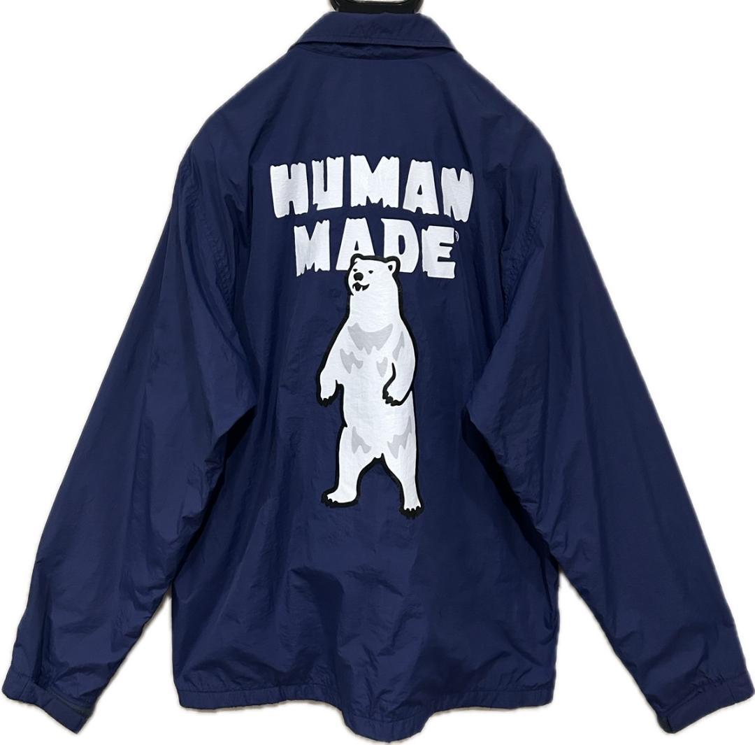 ＊HUMANMADE ホワイトベア コーチジャケット ナイロンジャケット M