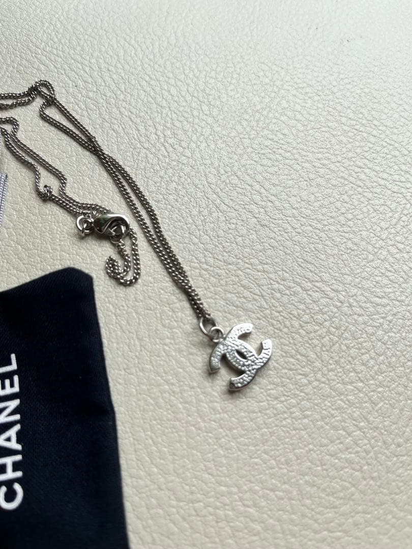 【正規品・極美品】CHANEL ラインストーンネックレス　ココネックレス