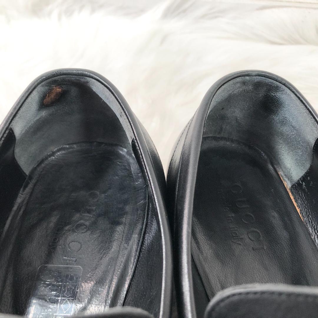 GUCCI グッチ レザーシューズ スリッポン ローファー | autodestak.com.br