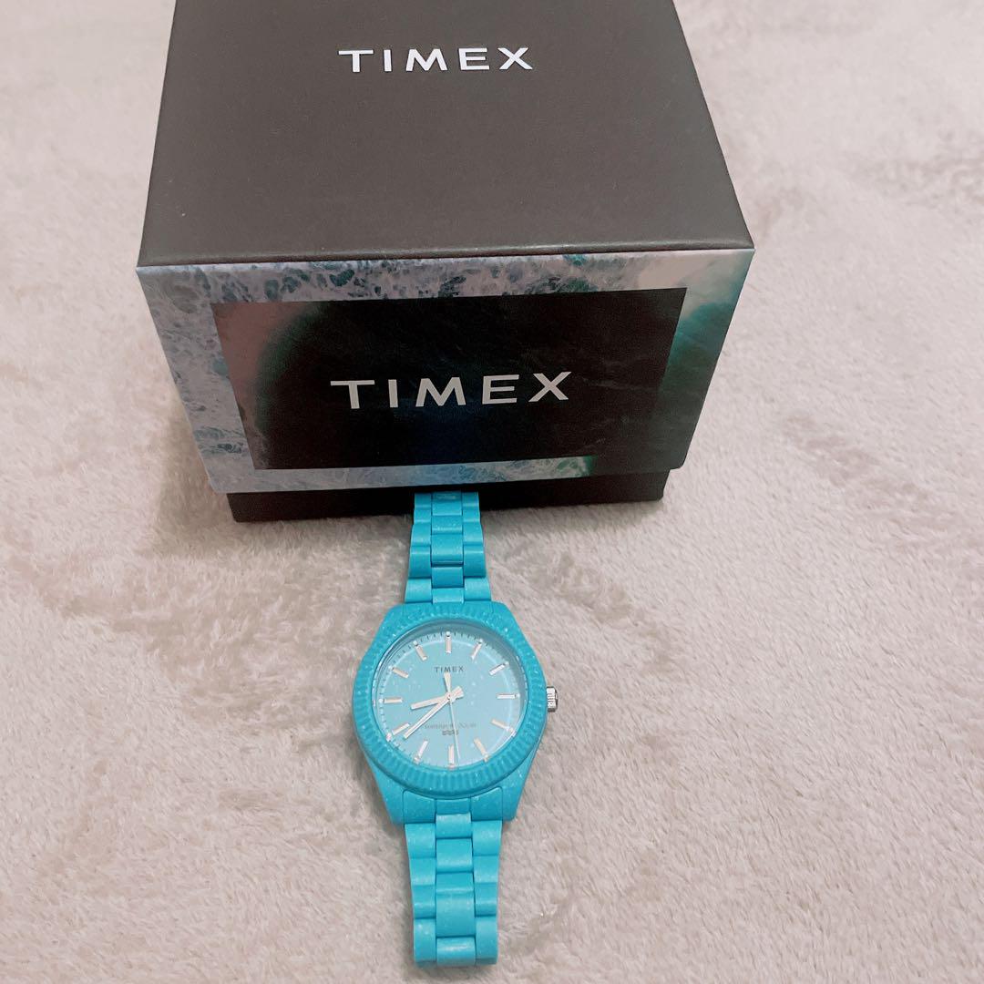【新品未使用】TIMEX ウォーターベリーオーシャン37㎜ブルー