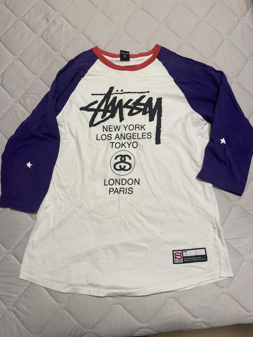 Stussy ラグランスリーブ 長袖カットソー - メルカリ
