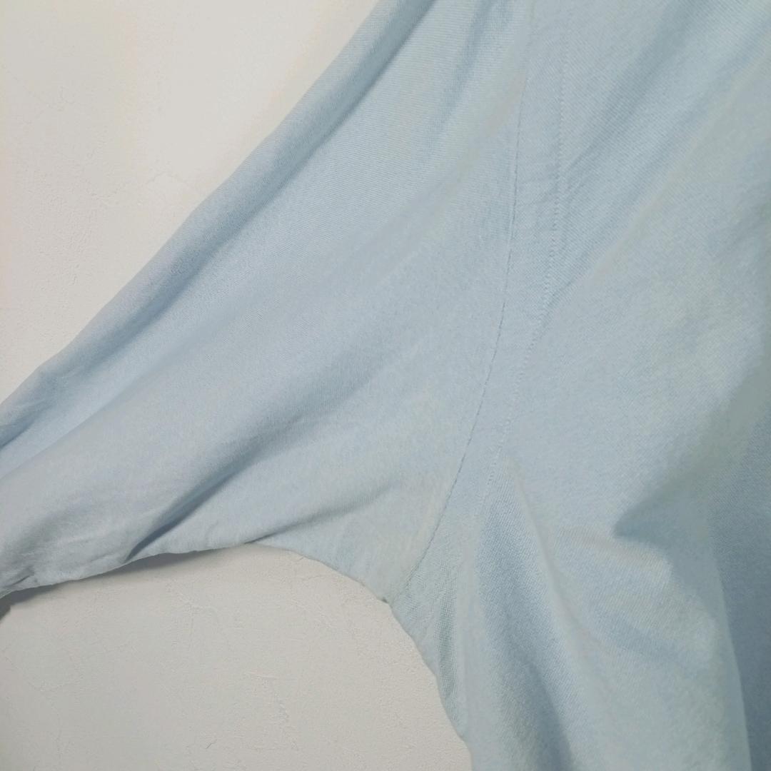 90s Ralph Lauren ライトブルー 長袖ボタンダウンシャツ