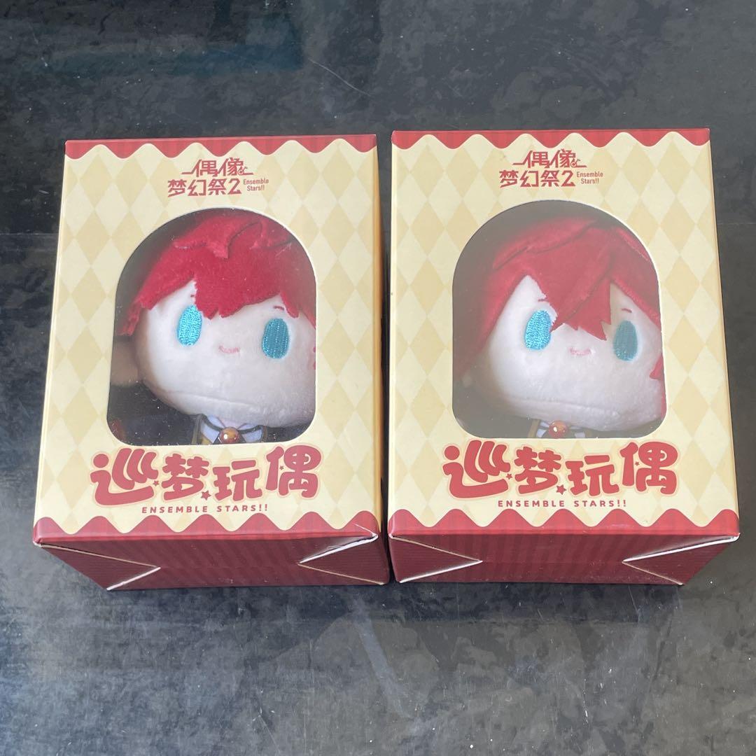 あんスタ　巡夢ぬいぐるみ　中国　限定　天城一彩　天城燐音　アクスタ　缶バッジ