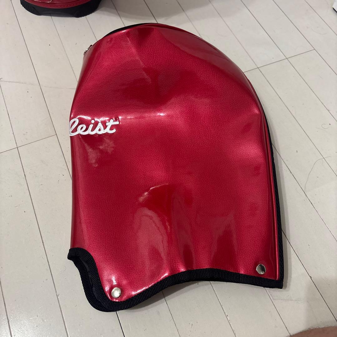 赤 キャディバッグ