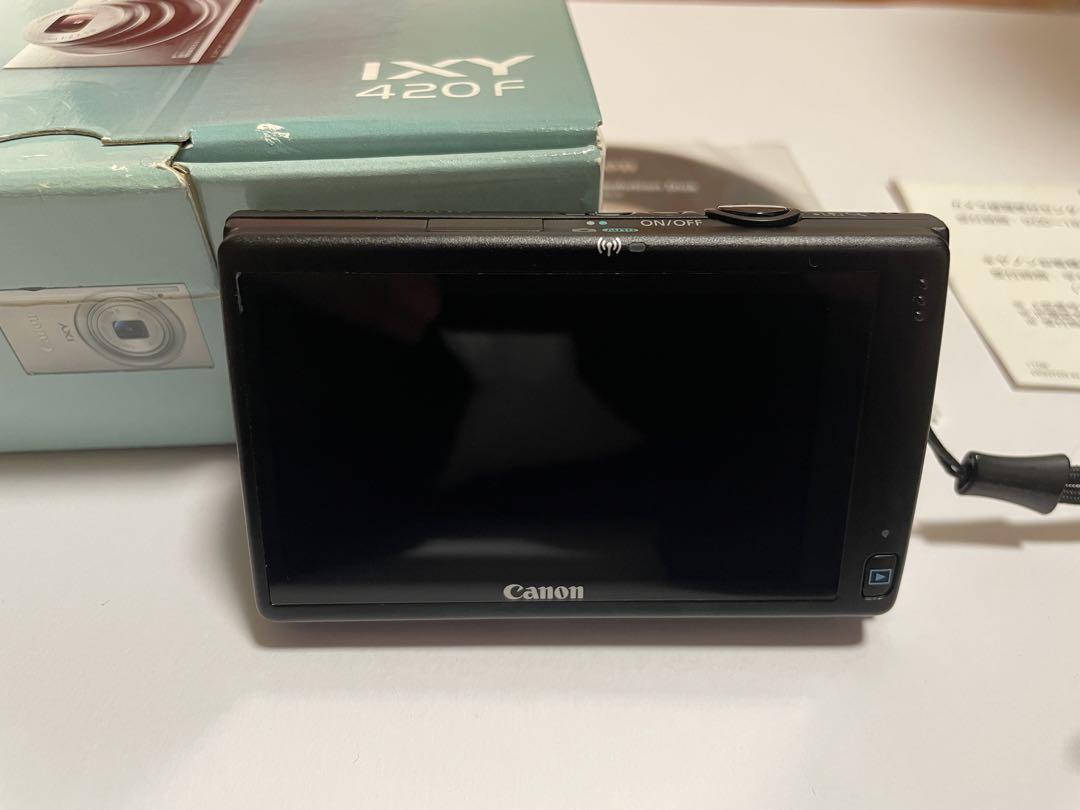 Canon キャノン　デジカメ　IXY 420F ブラック