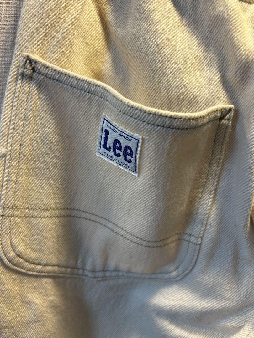 Lee （リー）ジャケット　メンズ　ズボン コットンオフホワイト　セットアップ