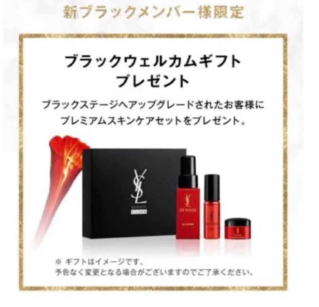 ❗️週末値下げ中❗️イヴ・サンローラン　ブラック　スペシャル　ギフト　オールージュ イヴ・サンローラン ブラック会員 スペシャルギフト YSL - メルカリ