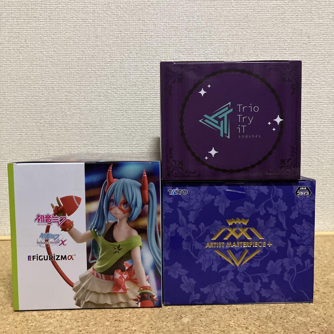 初音ミク　3品＊ 悪魔　ラスカル　AMP+　フラワー　モンスター