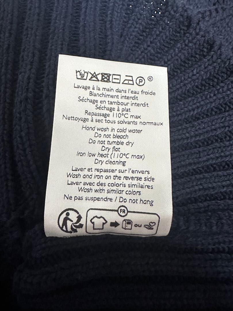 【新品】Sezane セザンヌ Abbyセーター ネイビー 長袖ニット Sサイズ 【新品】Sezane セザンヌ Abbyセーター ネイビー 長袖ニット Sサイズ