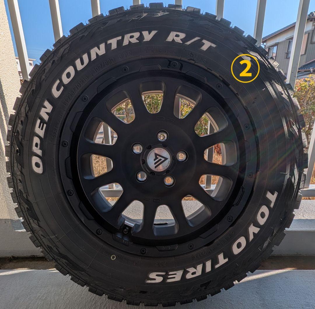 デルタフォース TOYO OPENCOUNTRY R/T 225/70R16