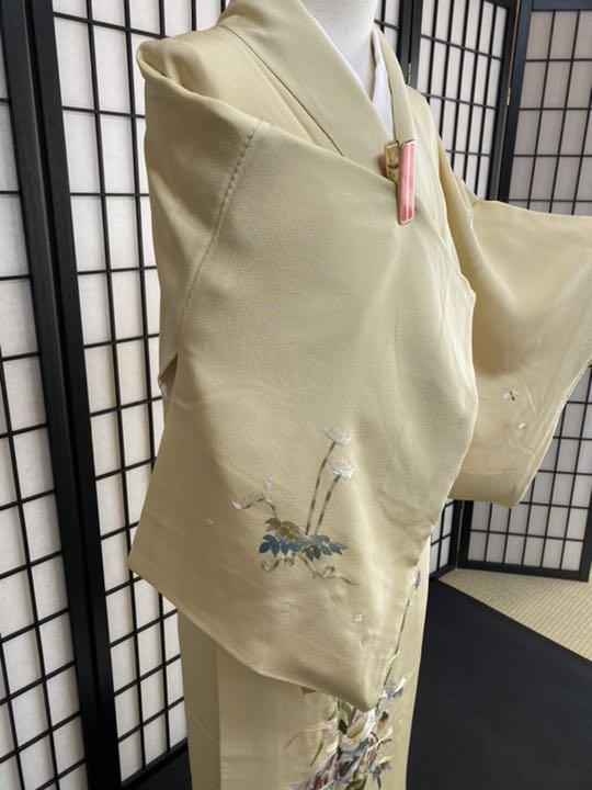 赤字超特価SALE 高級刺繍加工 身丈ロング 逸品美品 KSMwg-m85518600753 訪問着 激安単価で