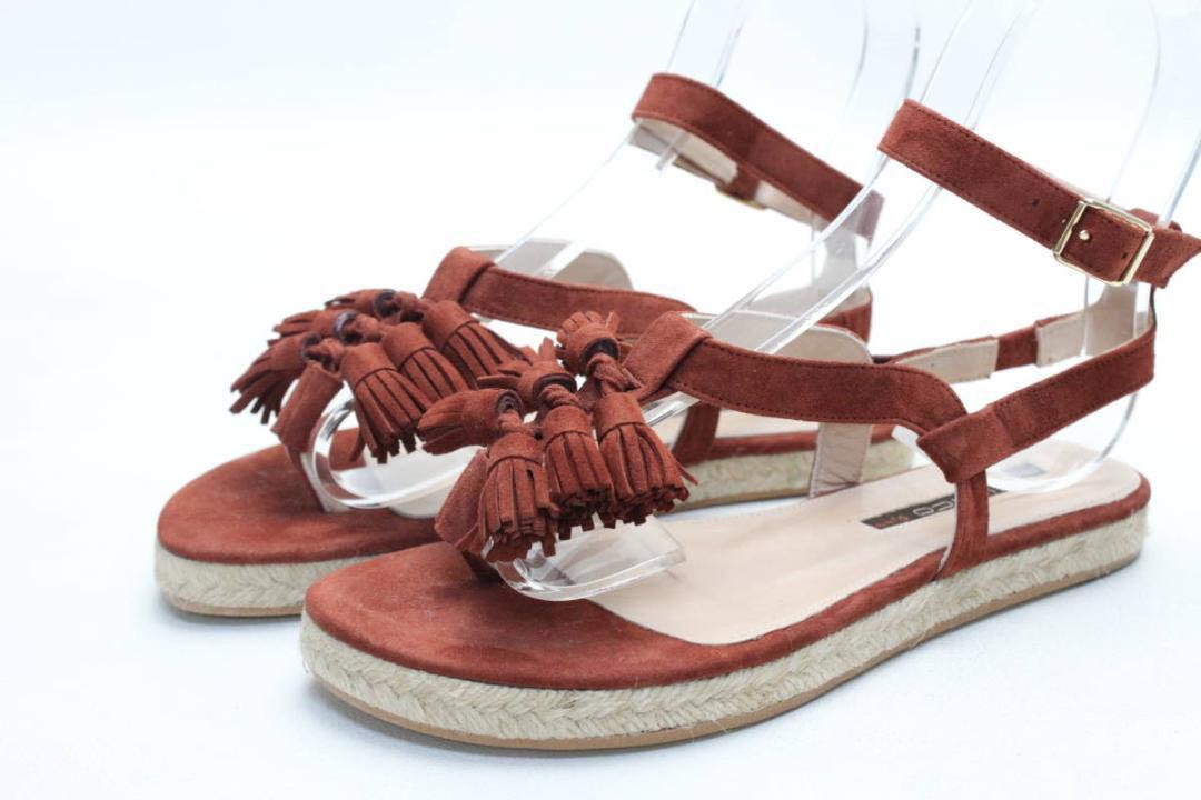 PELLICO SUNNY 本革フリンジフラットサンダル(36)美品