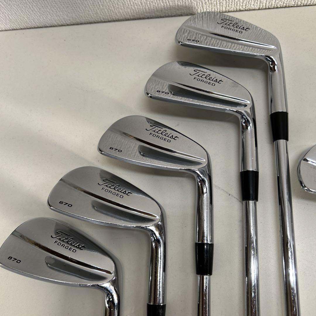 名器 タイトリスト 670 Forged 2I～Pw DG S300 9本セット