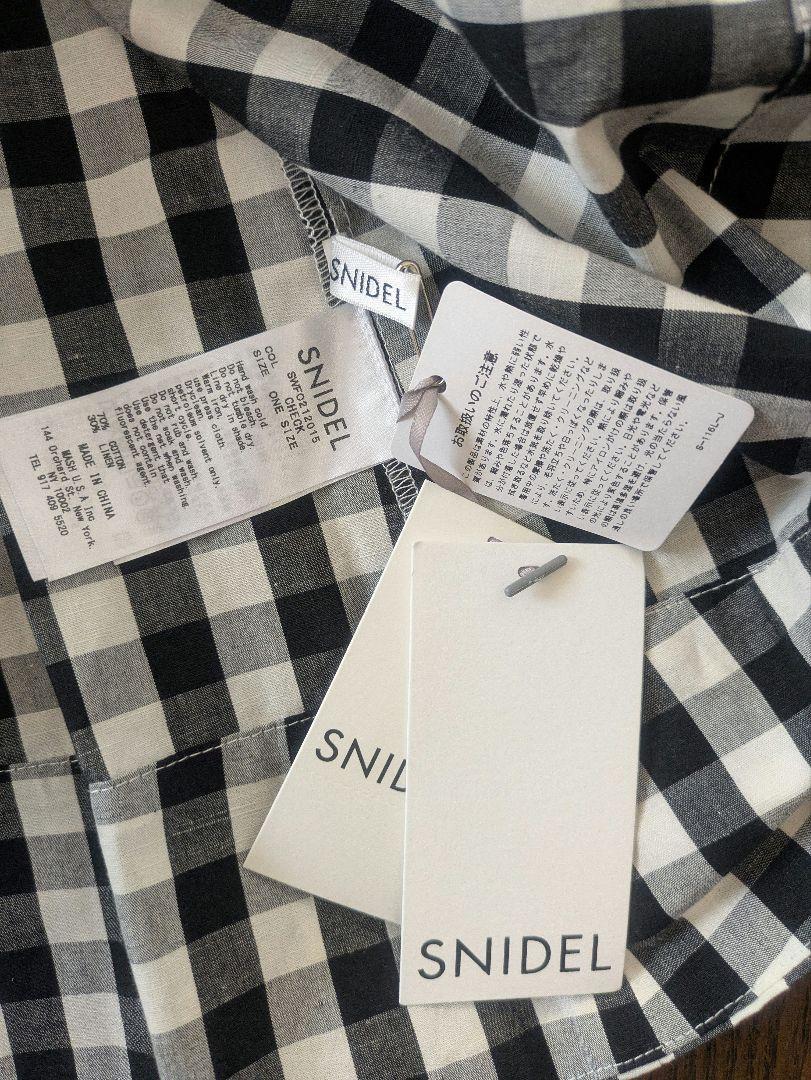 新品SNIDEL(スナイデル)コットンステッチワンピース