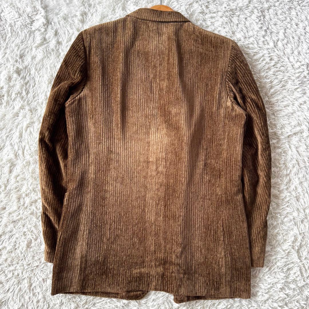 Sun Milano テーラードジャケット　絹　シルク100％　コーデュロイ　L
