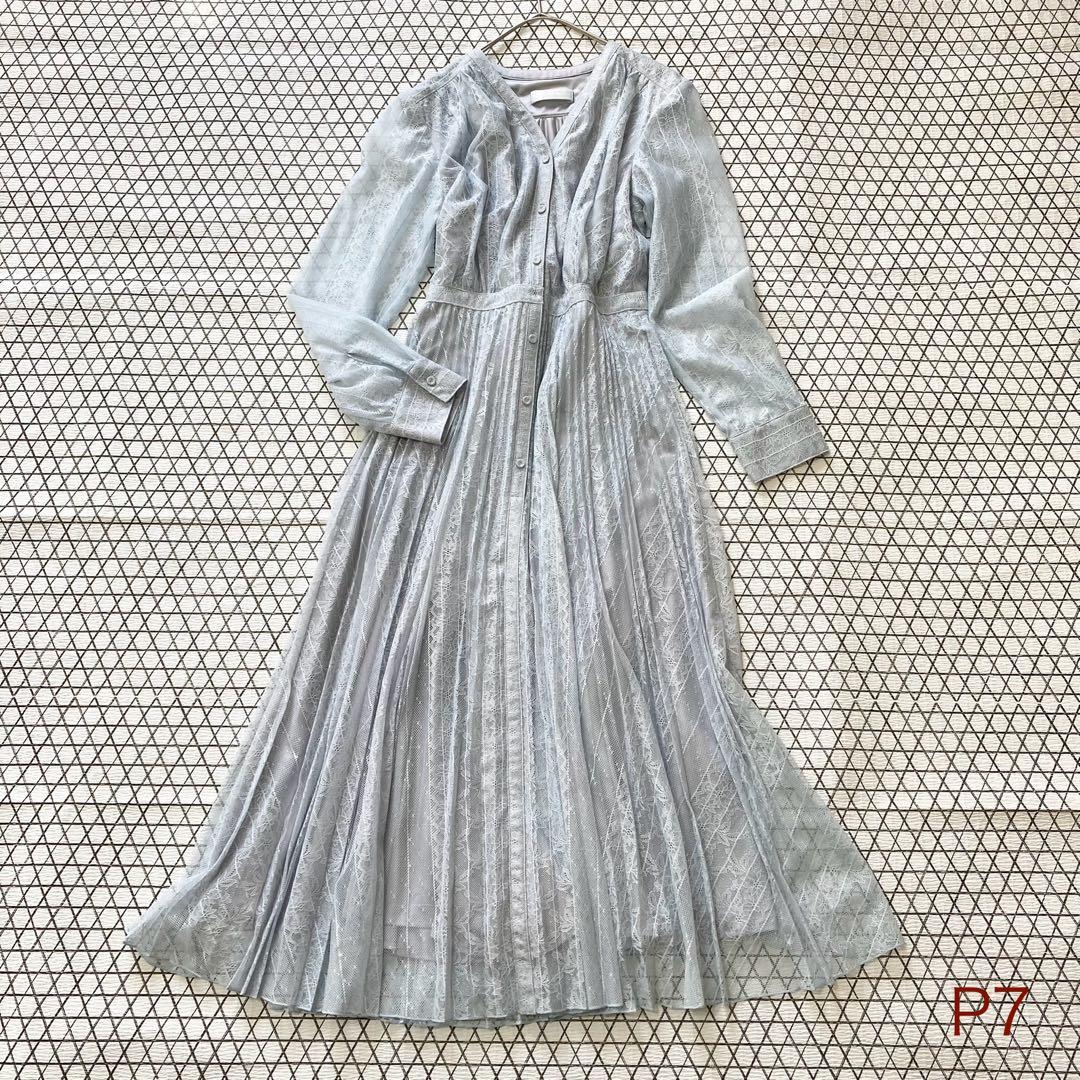 （No.p7）セルフォード　花柄レースワンピース　着丈112　サイズ36