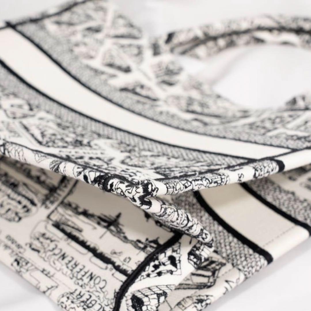 【未使用/鑑定書付】DIOR ブックトート Plan de Paris パリ地図