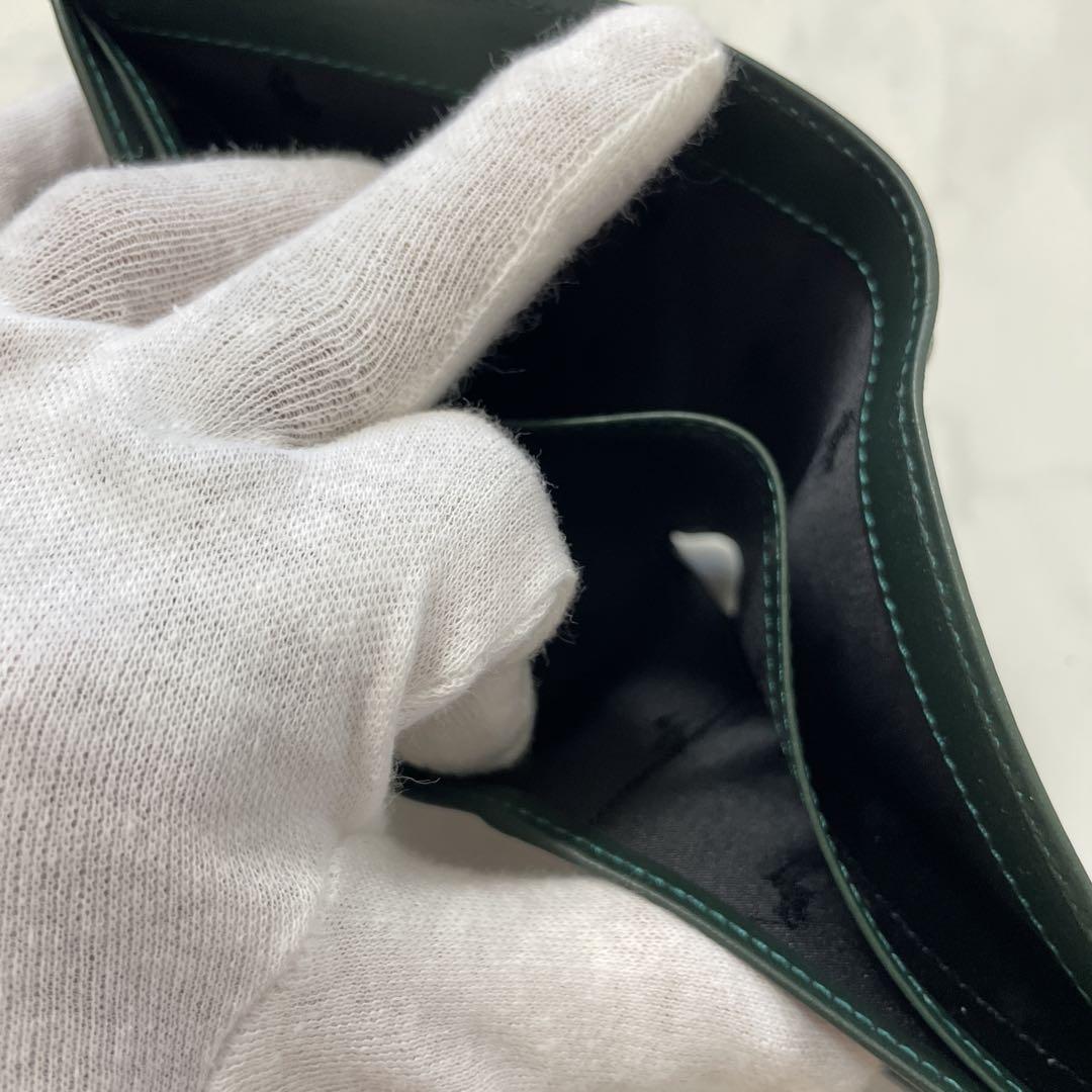 【新品未使用】POLO RALPH LAUREN ポロベア 牛革 二つ折り財布