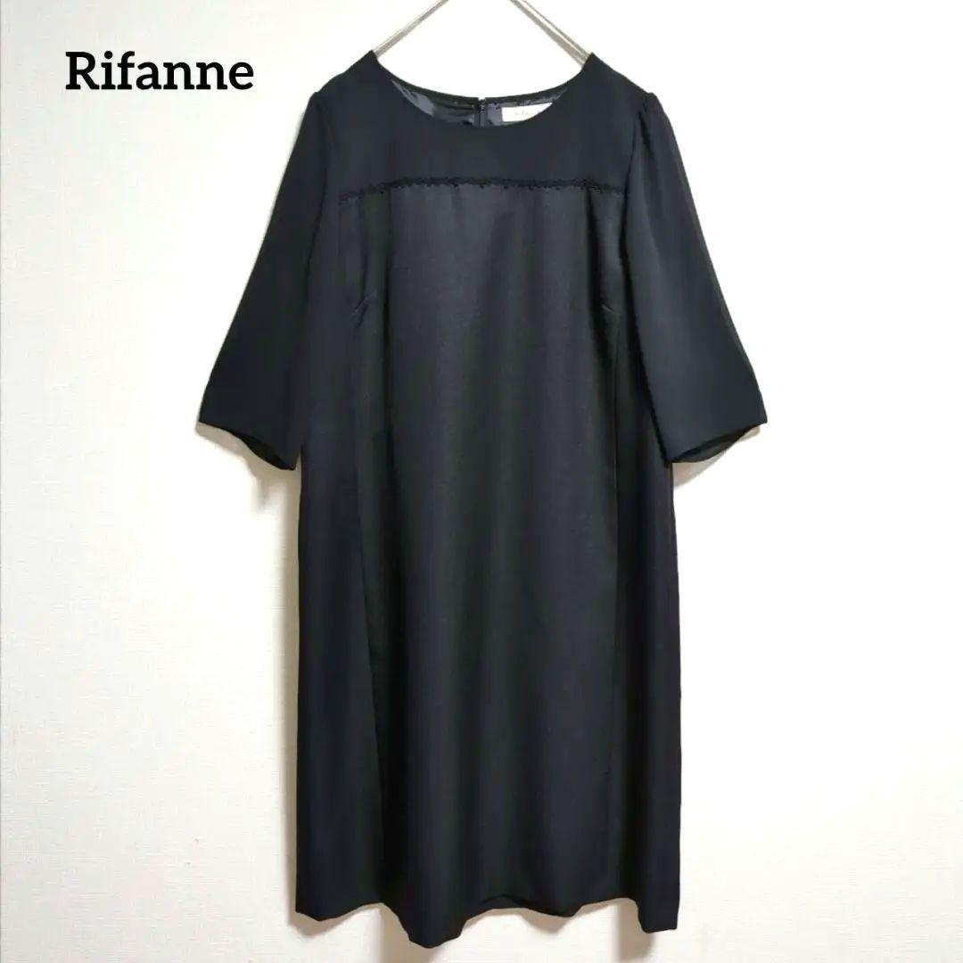 美品　東京ソワール　Rifanne ワンピース　フォーマル　17号　大きいサイズ