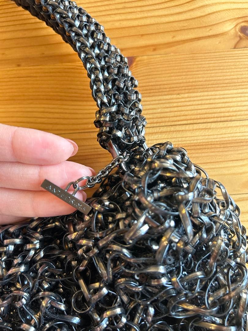 ANTEPRIMA ブリランテ ワイヤーハンドバッグ ブラック