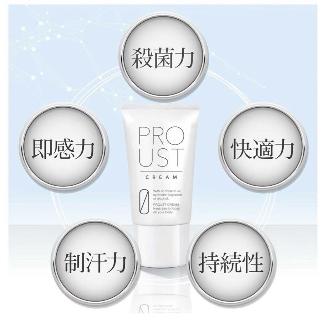 プルーストクリーム　　1本　新品　制汗　無添加　汗染対策　持続性