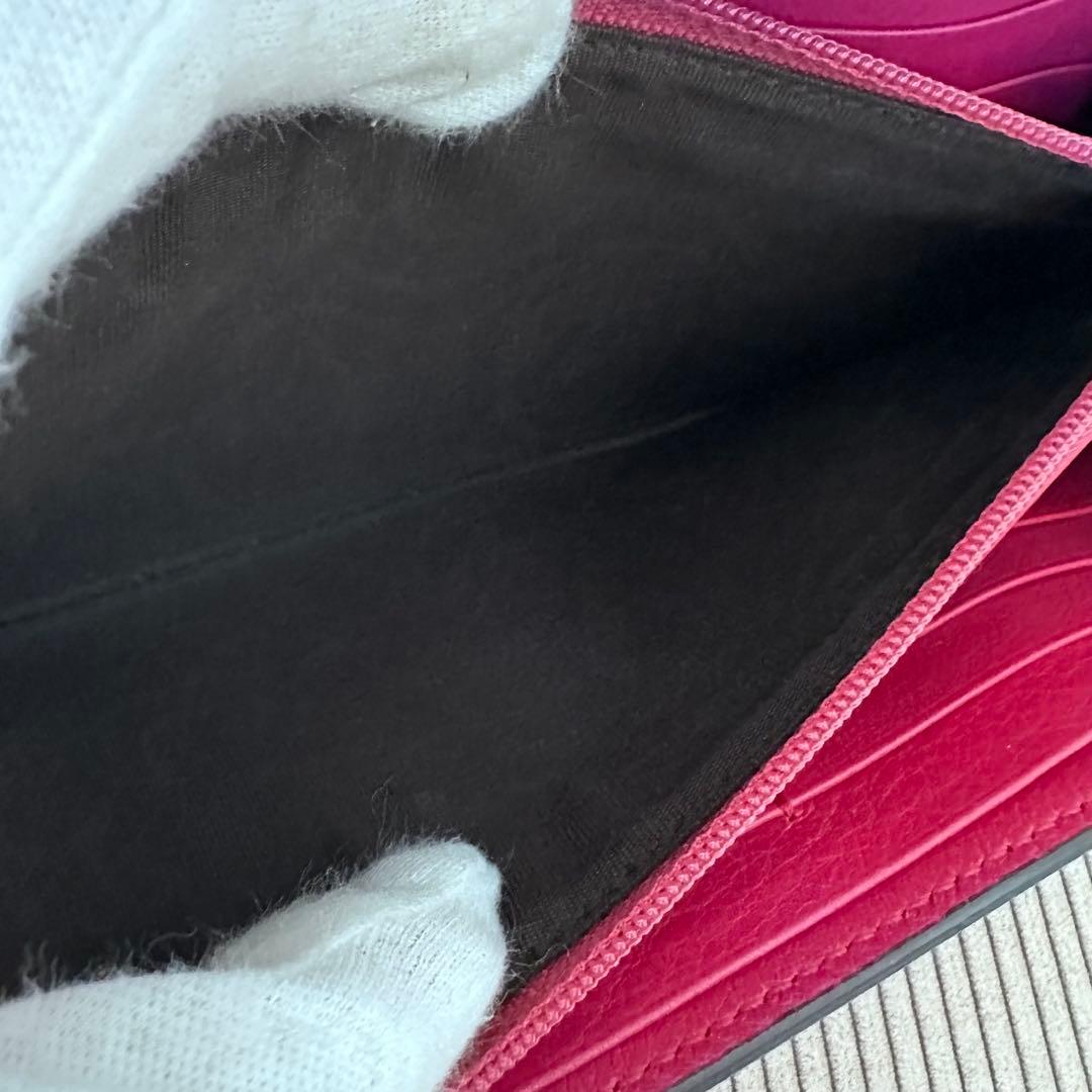 【正規品】GUCCI 長財布　エナメル　インターロッキング GG