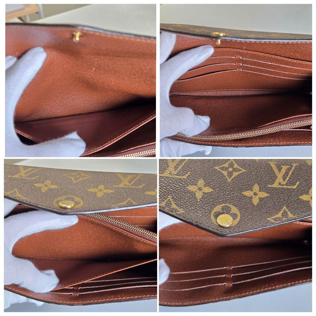 新型 LOUIS VUITTON ルイヴィトン モノグラム ポルトフォイユ サラ