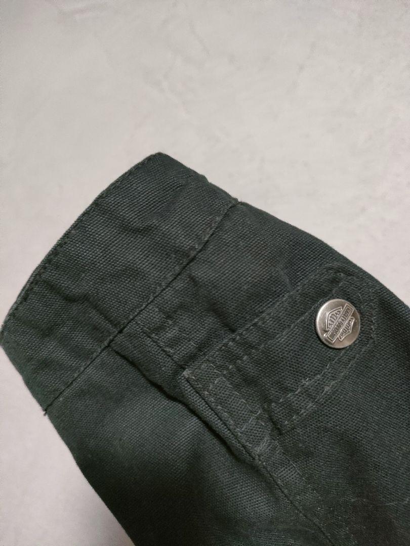 ★HARLEY DAVIDSON ライダースジャケット S ブラック バッグロゴ